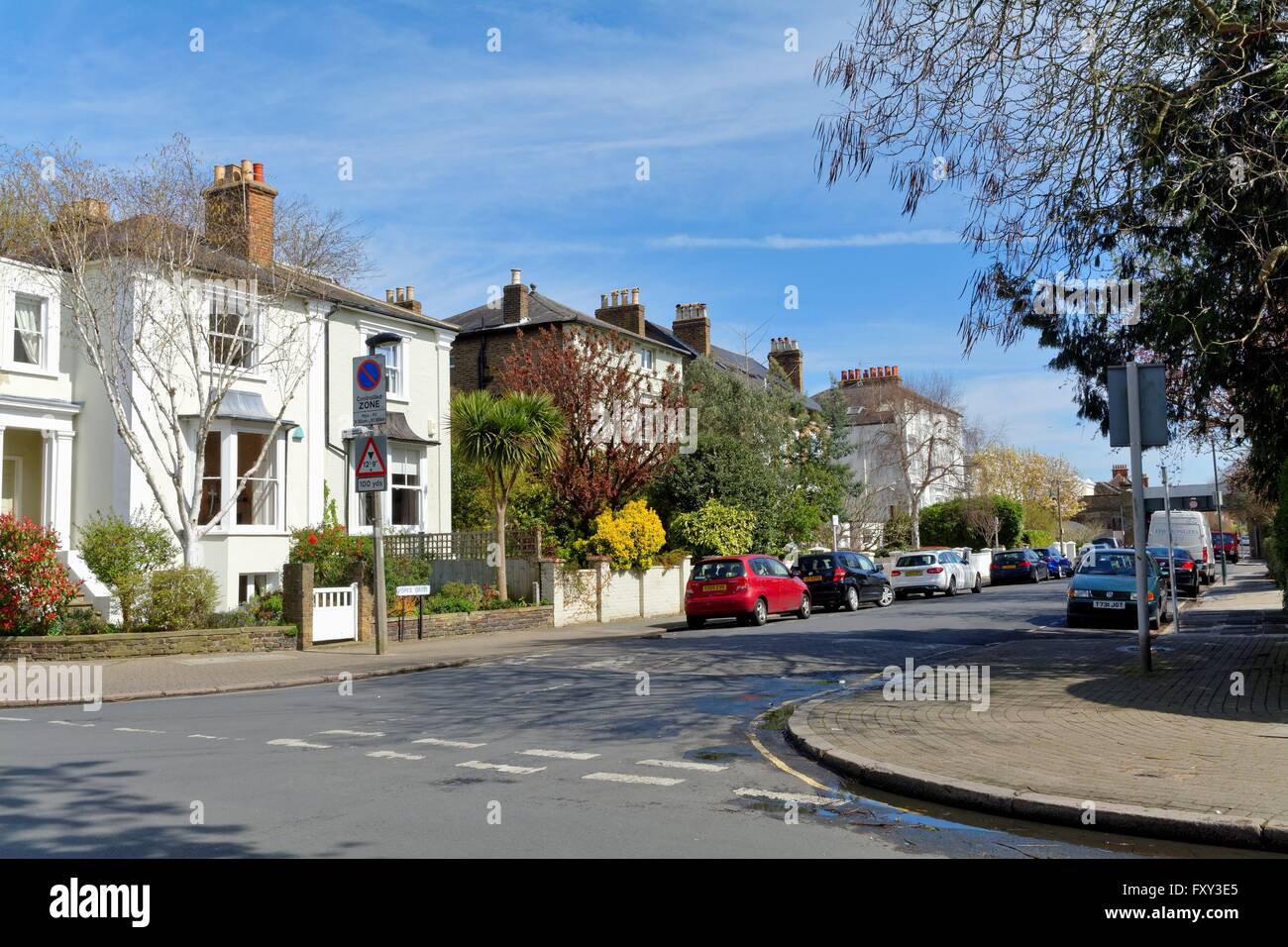 Papes Grove Strawberry Hill West London Twickenham UK Banque D'Images