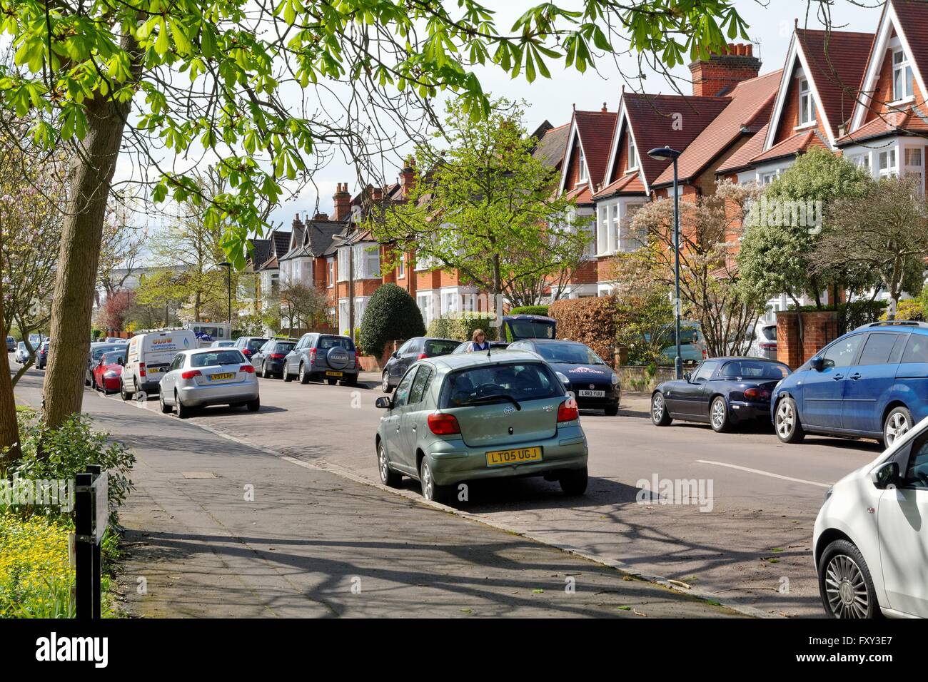 Strawberry Hill Spencer Road West London Twickenham Banque D'Images