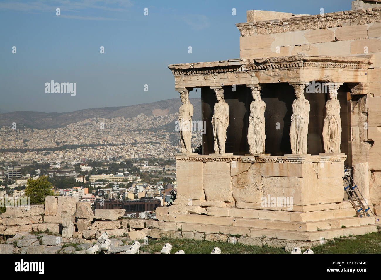 Grèce, Athènes, Acropole Banque D'Images