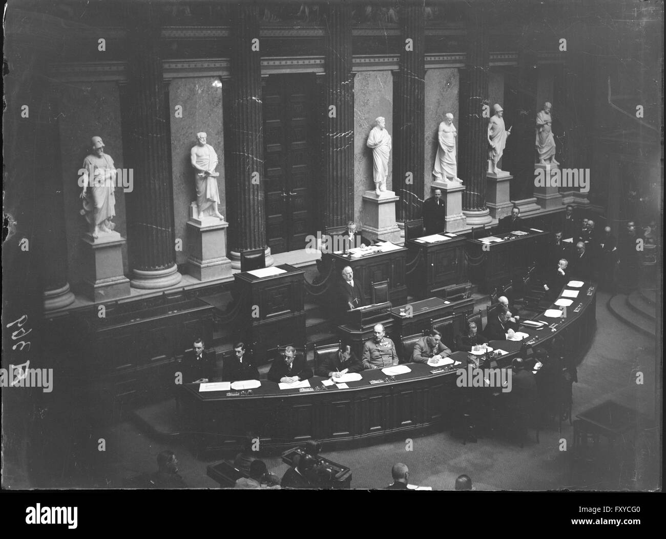 Session des österreichischen Nationalrats am 30.4.1934 Banque D'Images