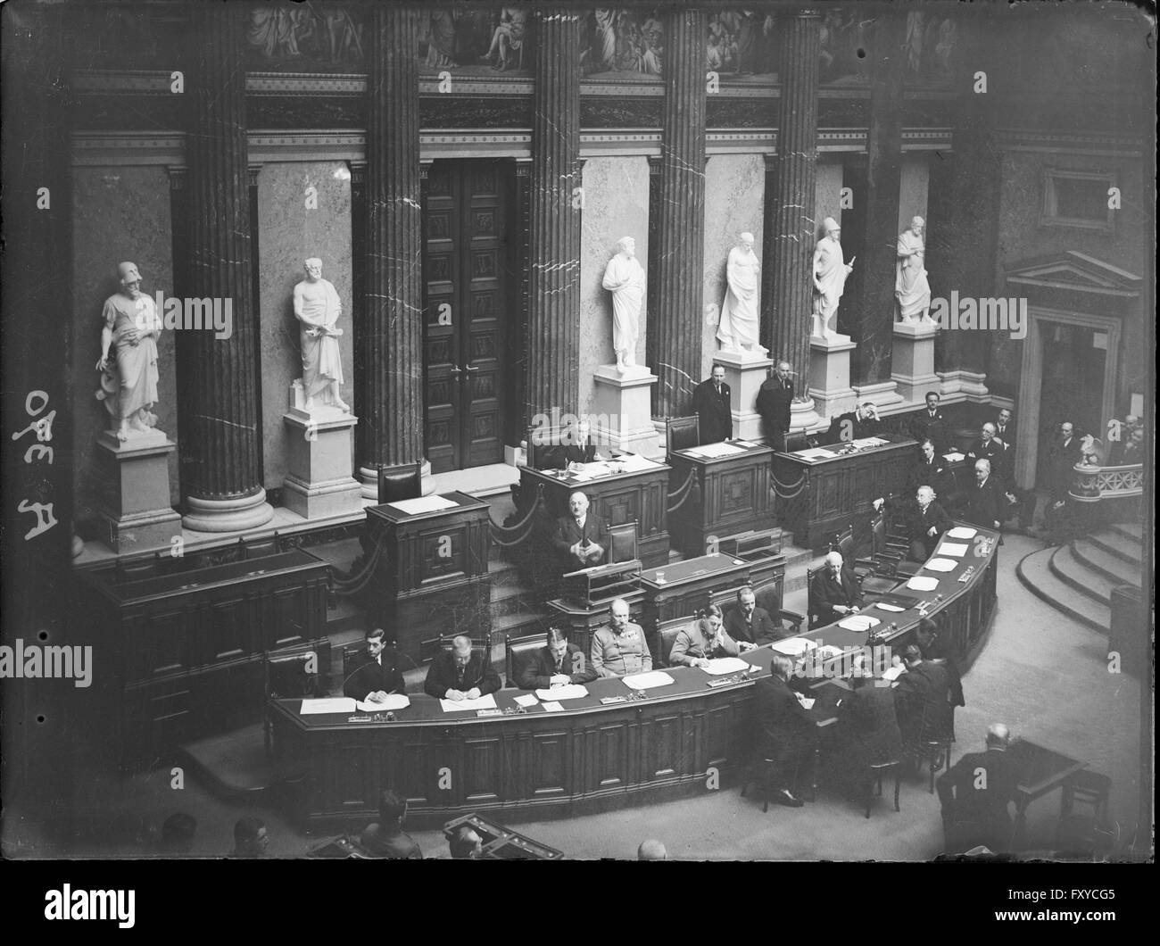 Session des österreichischen Nationalrats am 30.4.1934 Banque D'Images