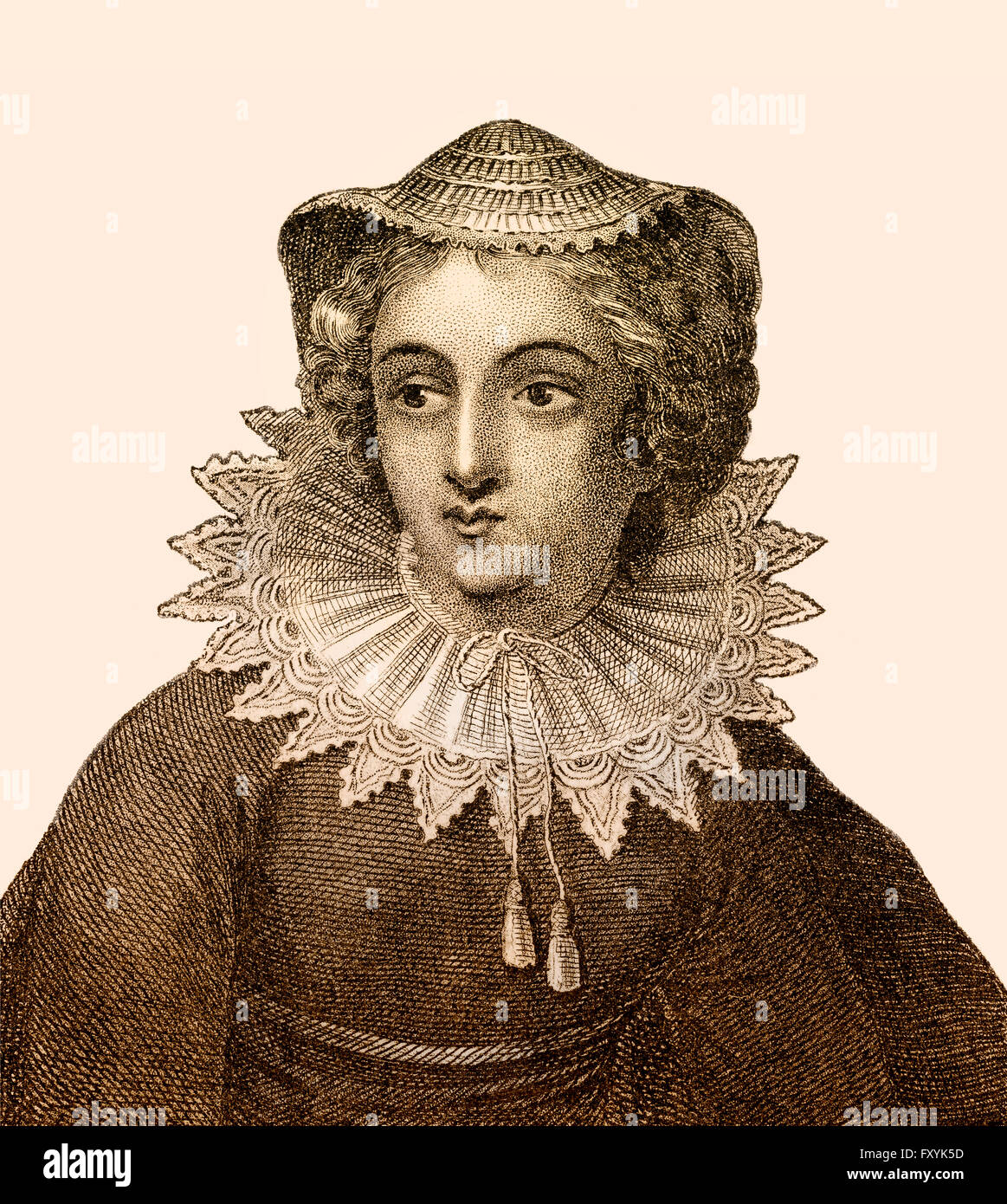 Marie Stuart ou Mary I. 1542 - 1587, reine d'Écosse et la France, Maria Stuart oder Maria I., 1542 - 1587, Königin von Schottlan Banque D'Images