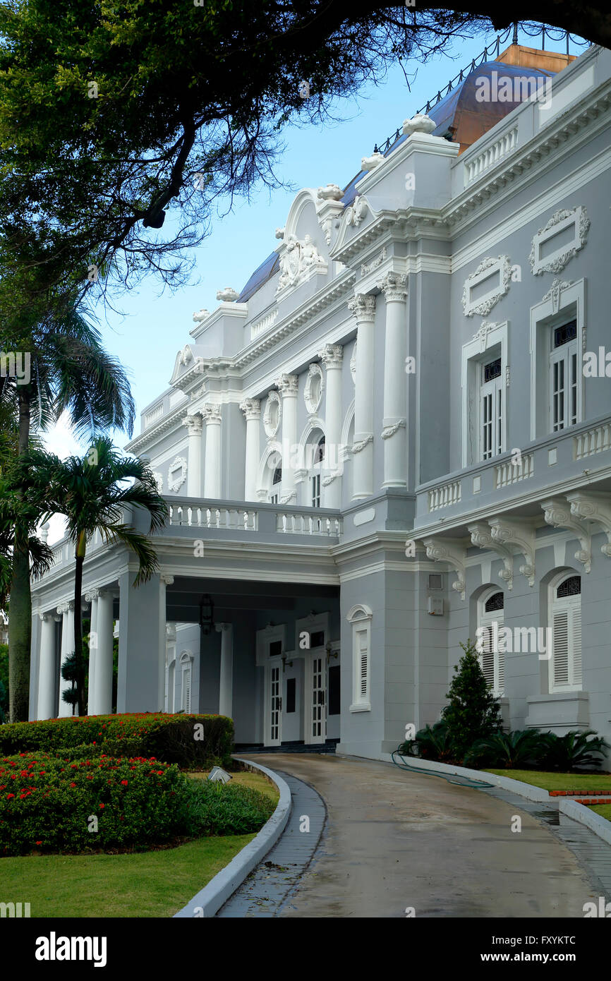 Puerto Rico (anciennement Centre d'accueil de San Juan Antiguo Casino), de style Beaux-Arts, Old San Juan, Puerto Rico Banque D'Images
