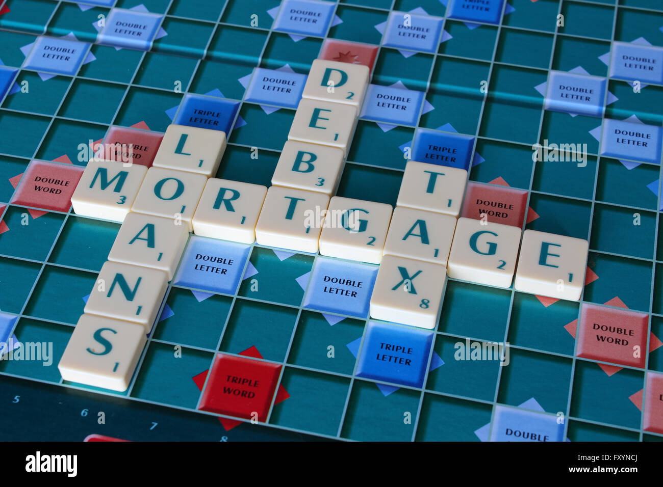 Plateau De Scrabble Avec Des Mots Banque d'image et photos Alamy