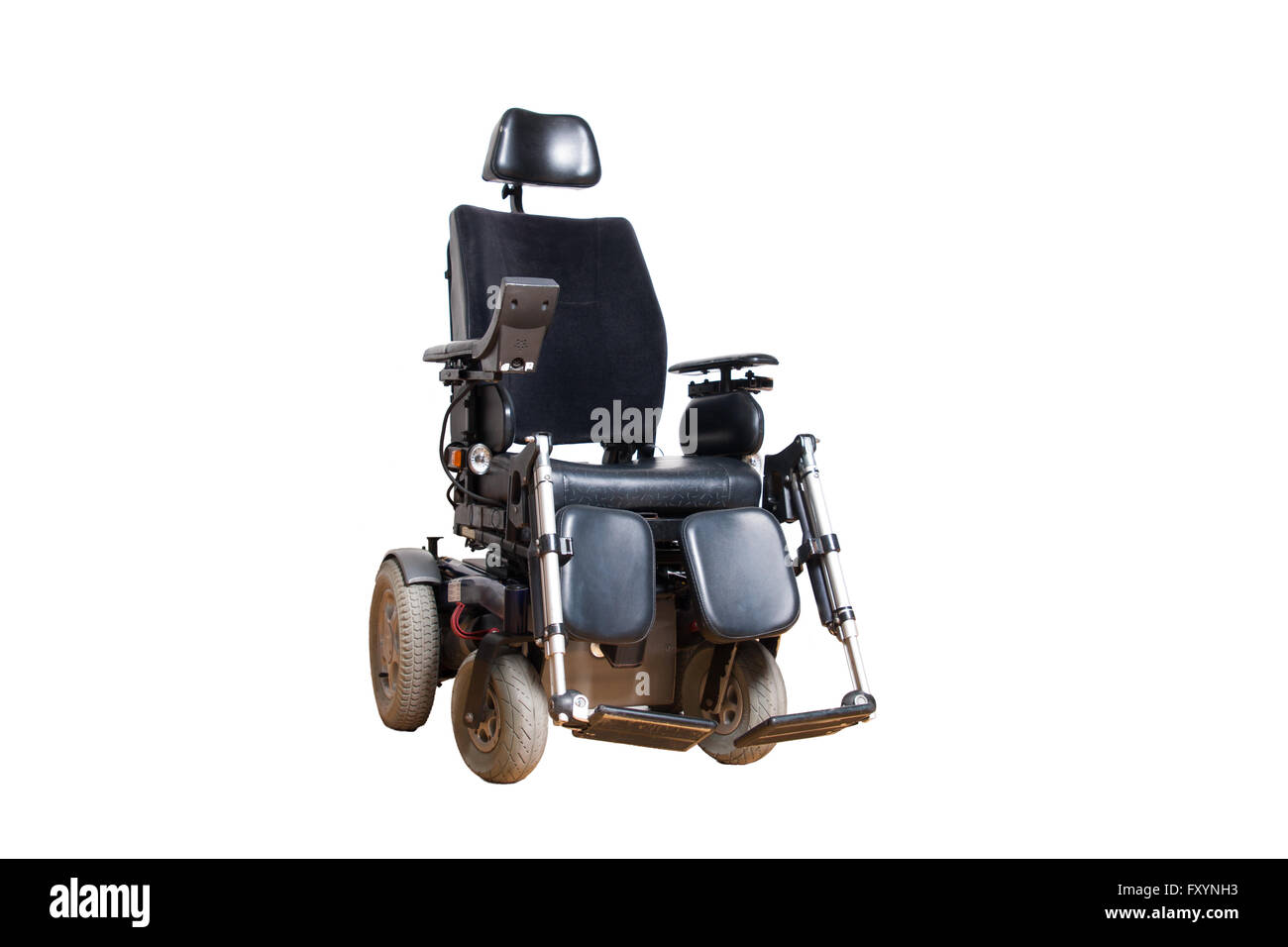 4 roues fauteuil roulant motorisé pour personnes à usage unique Banque D'Images