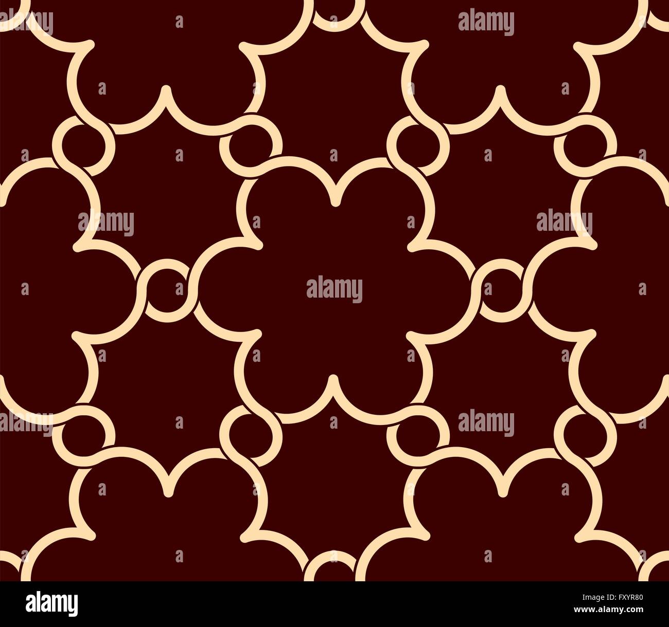 Motif fleurs décor rouge et or, vector illustration Illustration de Vecteur