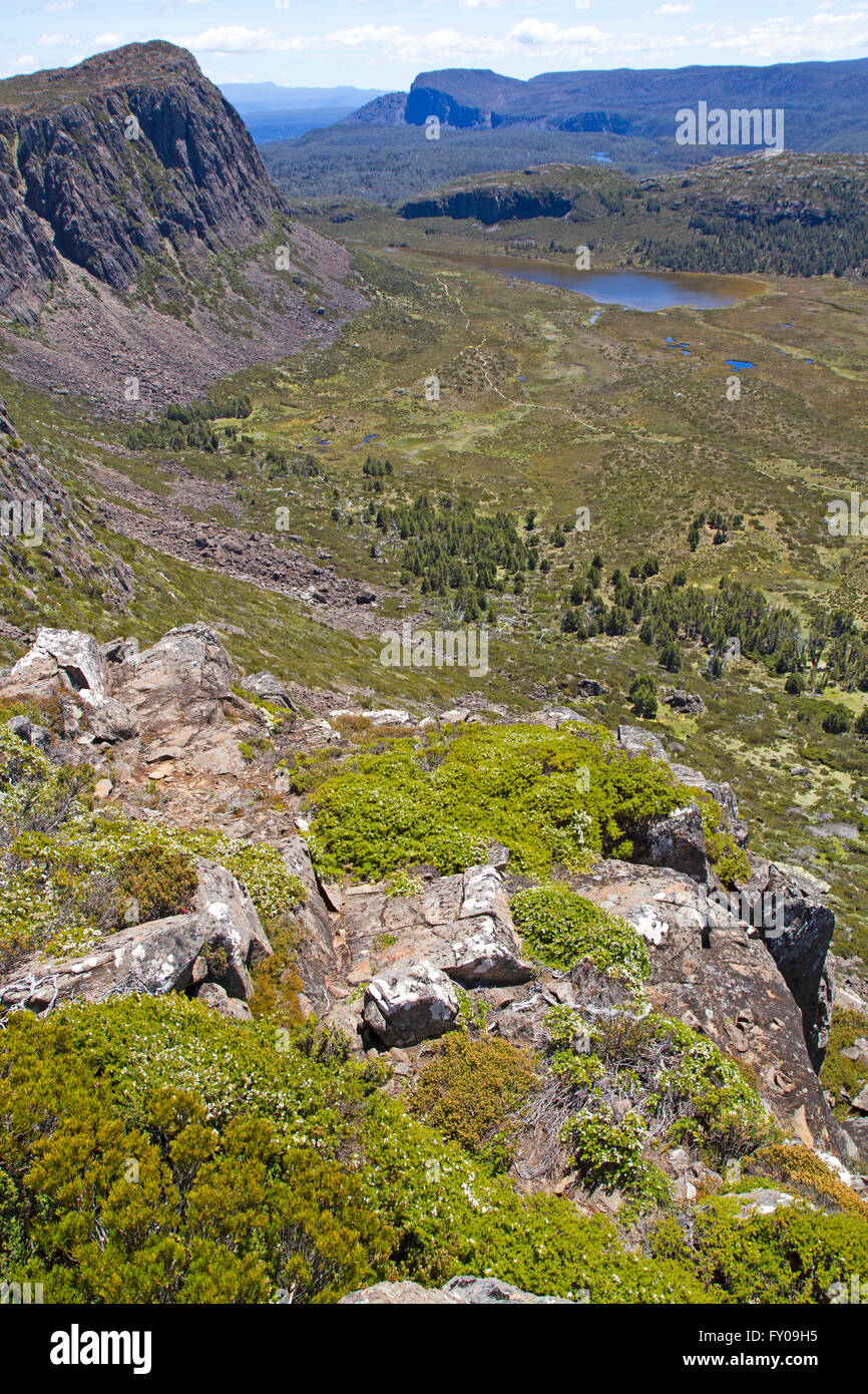 Le roi Davids et pointe les murs de Jérusalem vue de Solomons trône Banque D'Images