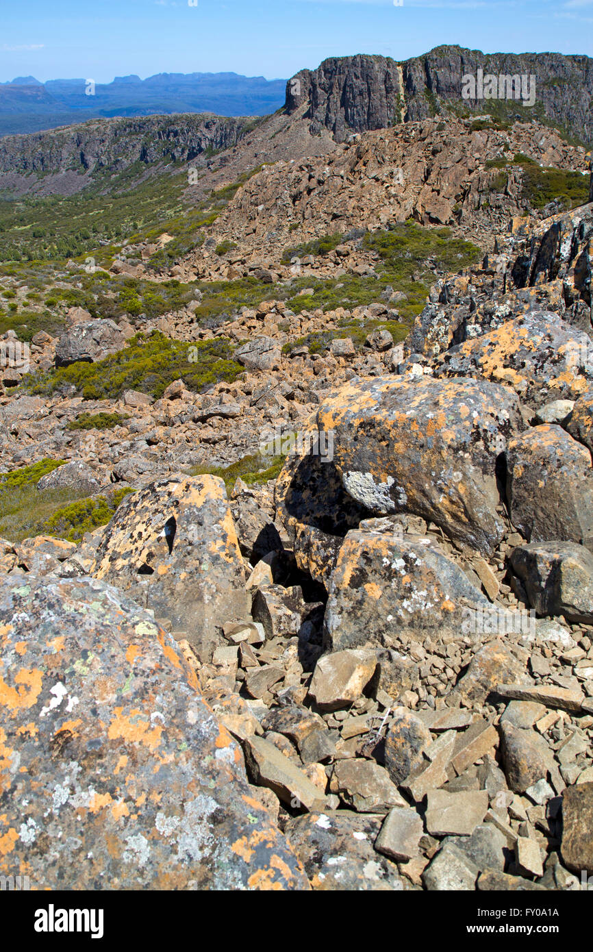 Vue depuis le Temple de Solomons trône dans les murs de Jérusalem National Park Banque D'Images