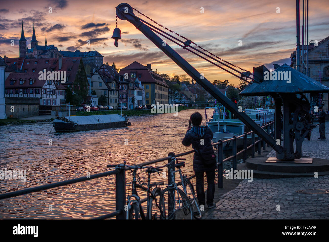 Klein Venedig Bamberg et Untere Brücke Banque D'Images