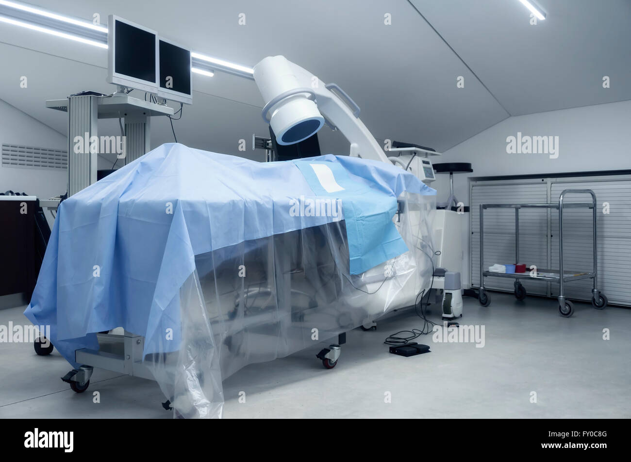 L'équipement de diagnostic in operating room Banque D'Images
