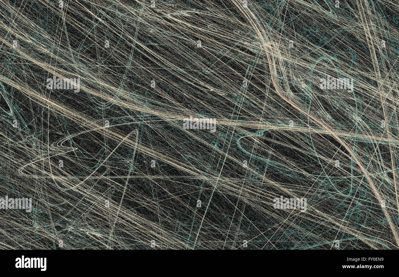 Abstract background texture fractale bleu blanc, générée par ordinateur. Banque D'Images