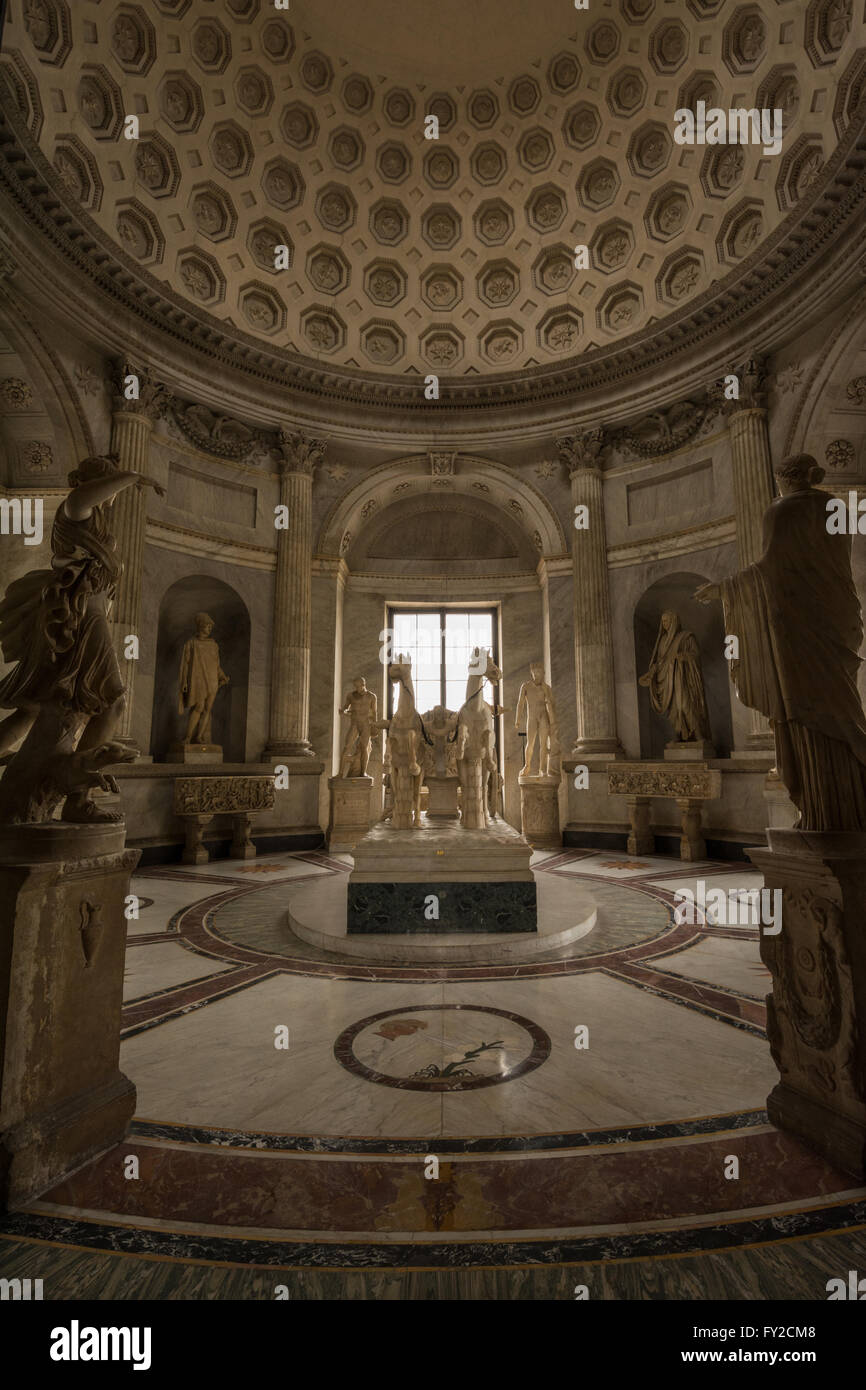 Une chambre contenant l'art dans les Musées du Vatican Banque D'Images