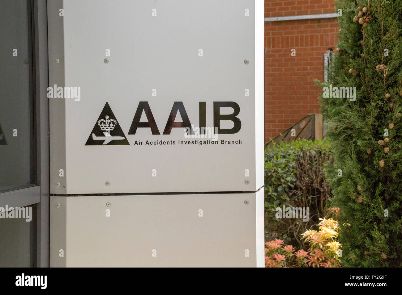 Air Accident Investigation Branch, l'AAIB, A.A.I.B. Banque D'Images