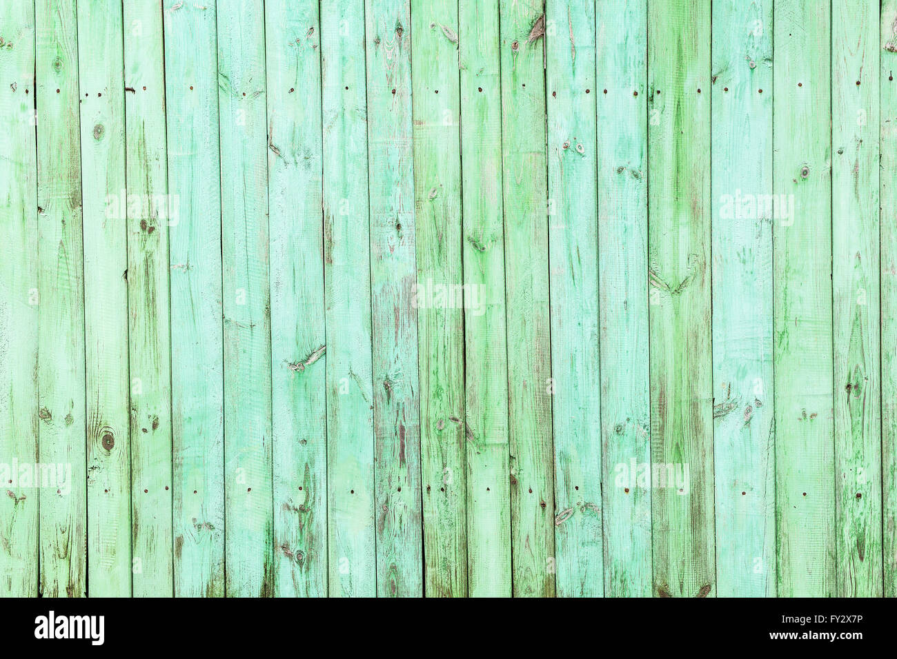 Vieux fond de bois vert. Photo de structure en bois. Banque D'Images