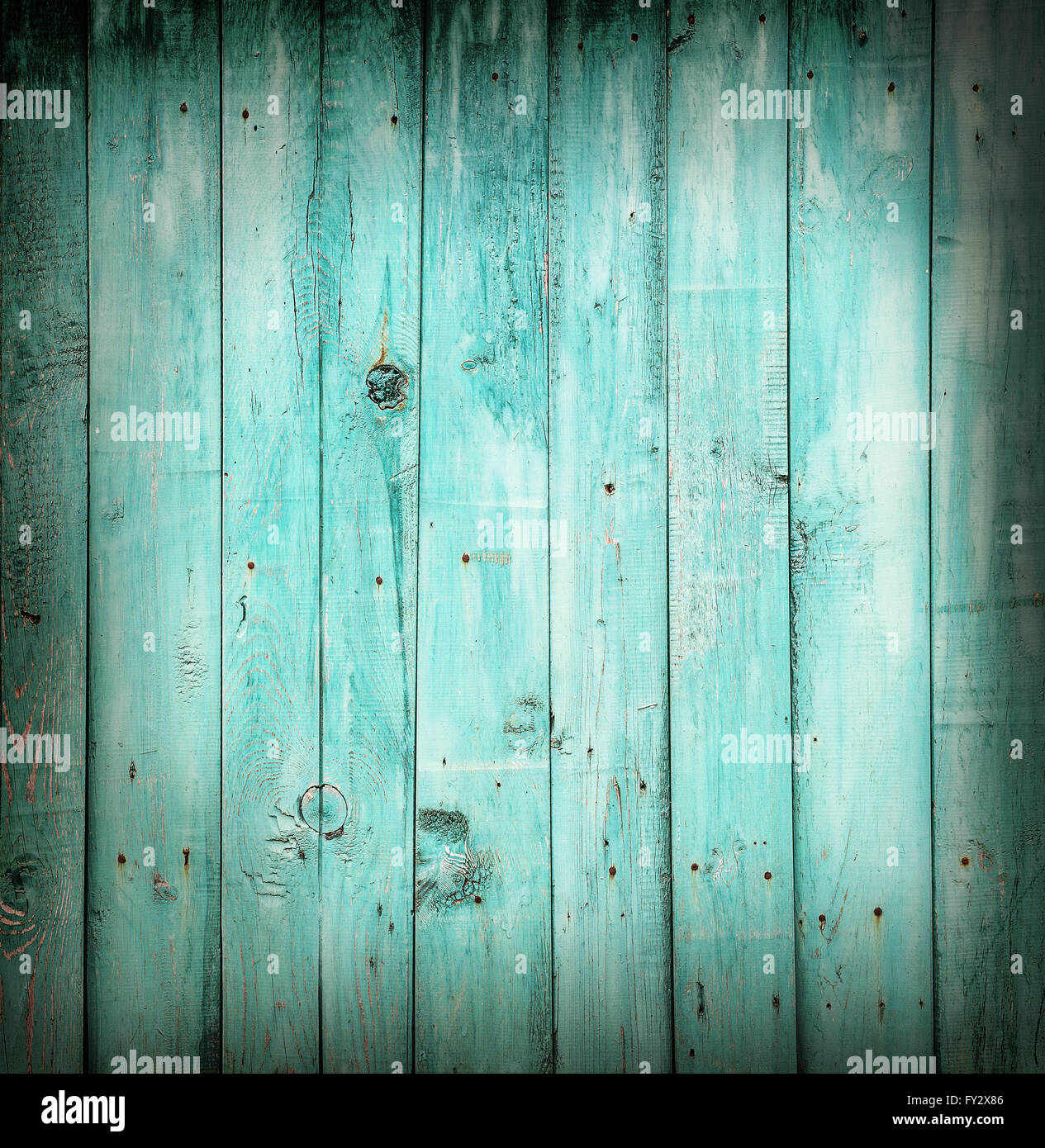 Vieux fond de bois vert. Photo de structure en bois. Banque D'Images