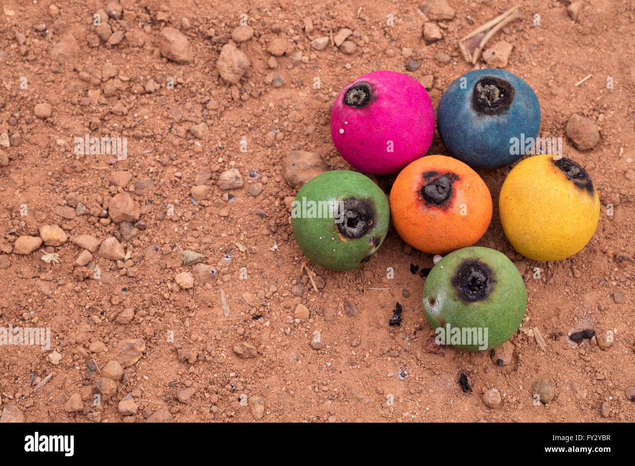 Explosion de firework cracker pour arrière-plan- (Selective focus) Banque D'Images