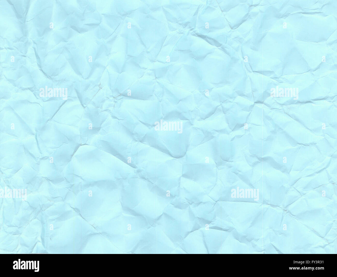 La texture de papier froissé papier bleu pour l'arrière-plan de conception. Banque D'Images