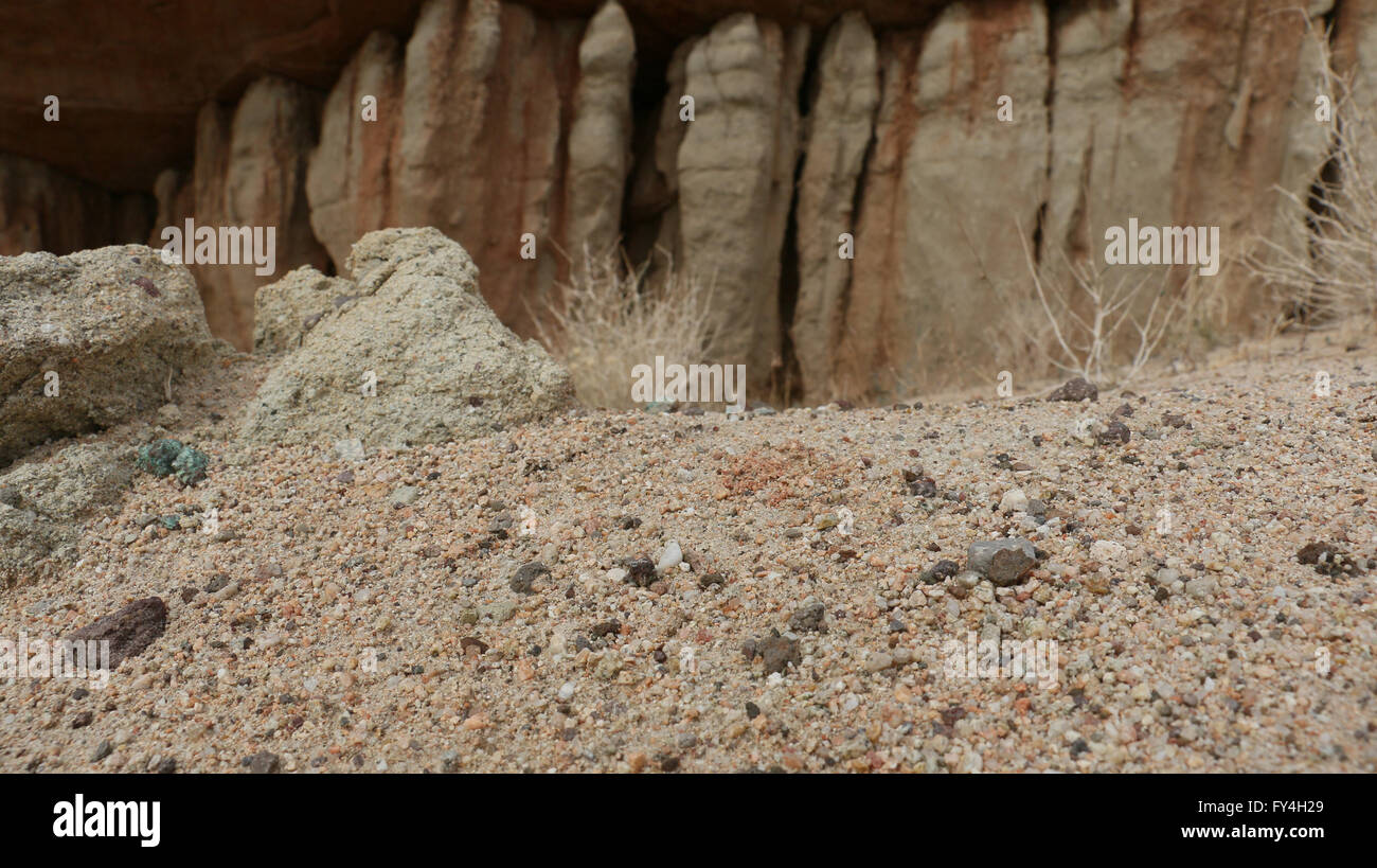 Red Rock Canyon State Park désert californien de falaises, de buttes rocheuses Banque D'Images
