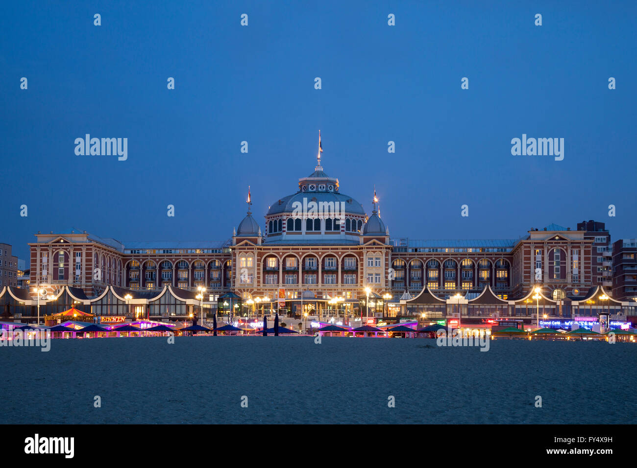 Grand Hotel Amrâth Kurhaus, Scheveningen, à La Haye, Hollande, Pays-Bas Banque D'Images