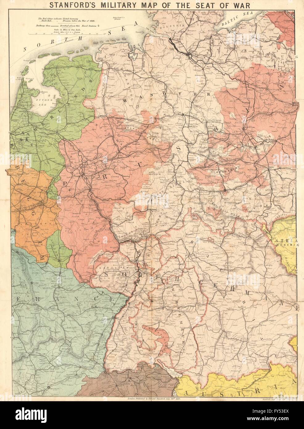'Princeton's carte militaire du siège de la guerre". Guerre franco-prussienne. Allemagne 1870 Banque D'Images