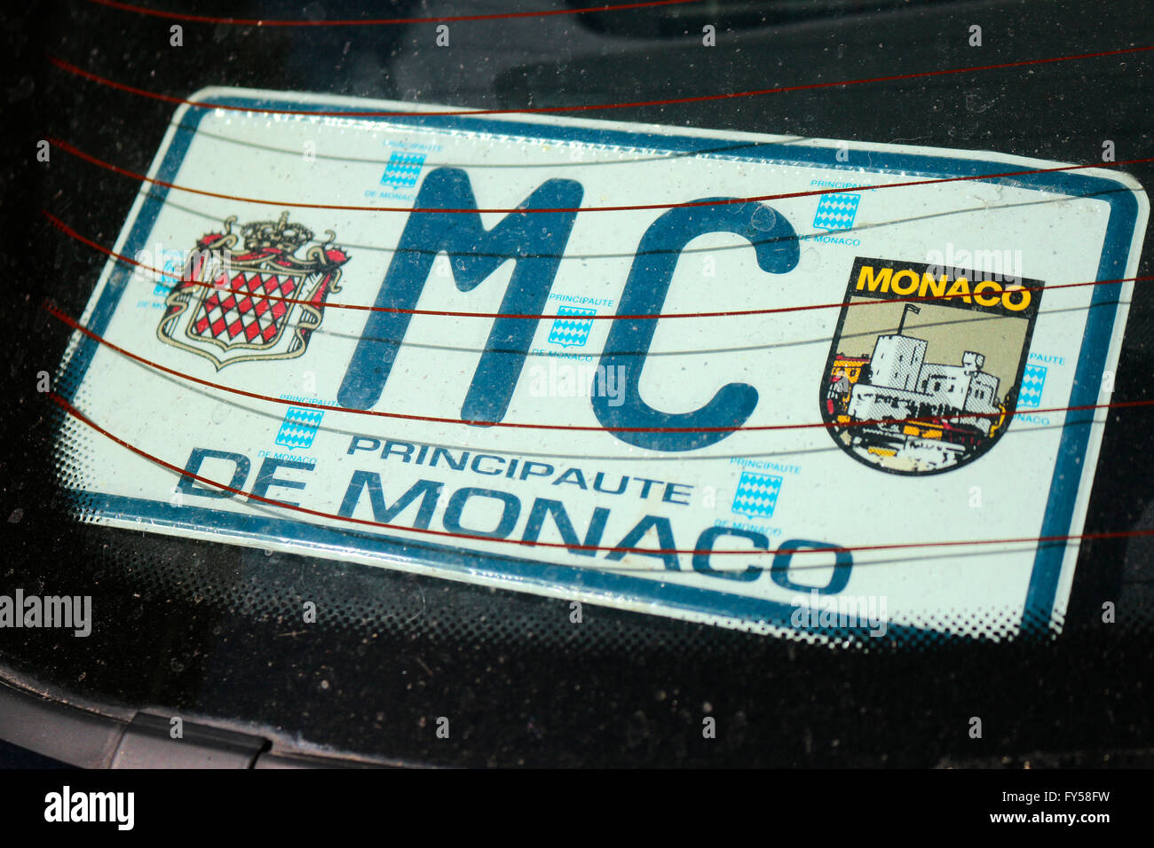 Plaques D'immatriculation Monaco Décalcomanies 1:24 - Pour 20 Voitures, échelle Modélisme, Neuf Sans Emballage