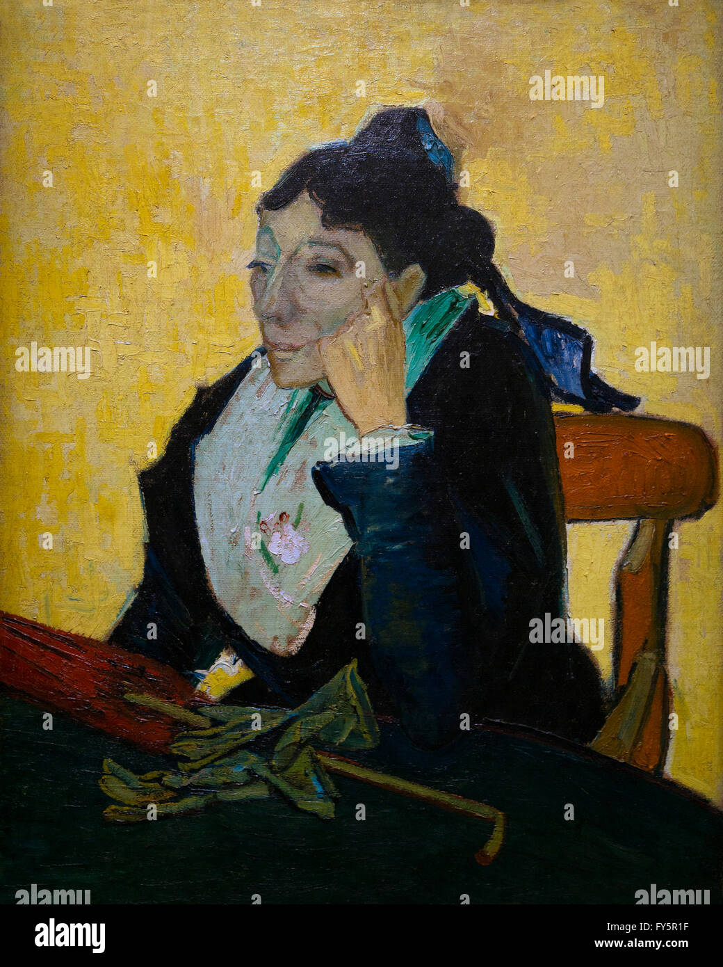 L'Arlésienne, l'Arlésienne, Mme Ginoux, par Vincent van Gogh, 1888, Musée d'Orsay, Paris, France, Europe Banque D'Images