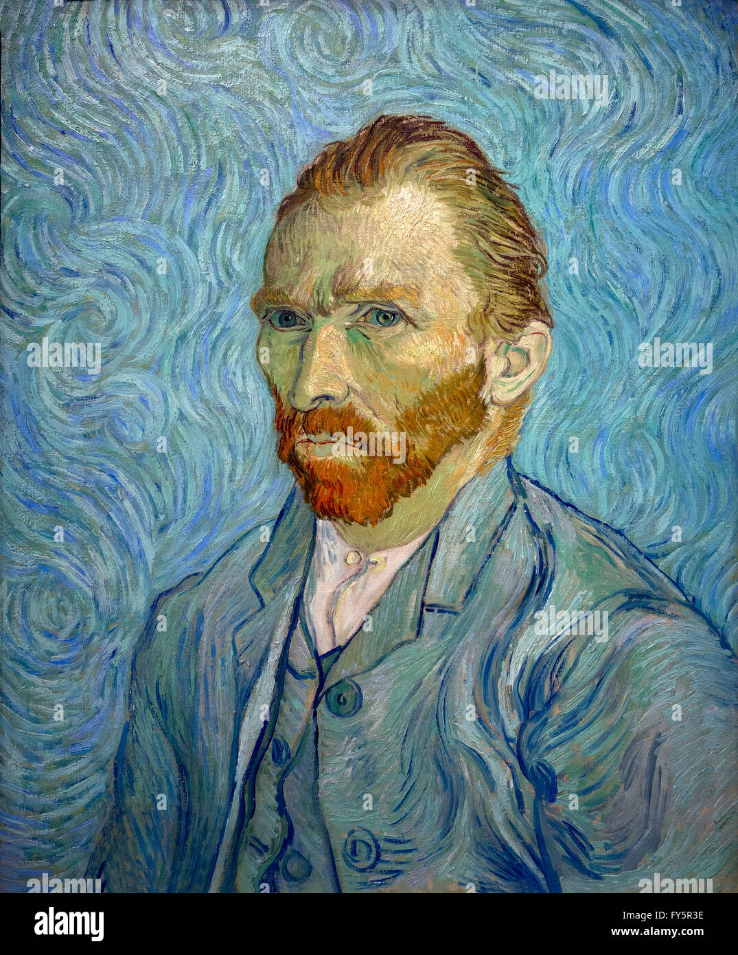 Auto-portrait, Portrait de l'artiste, par Vincent van Gogh ...