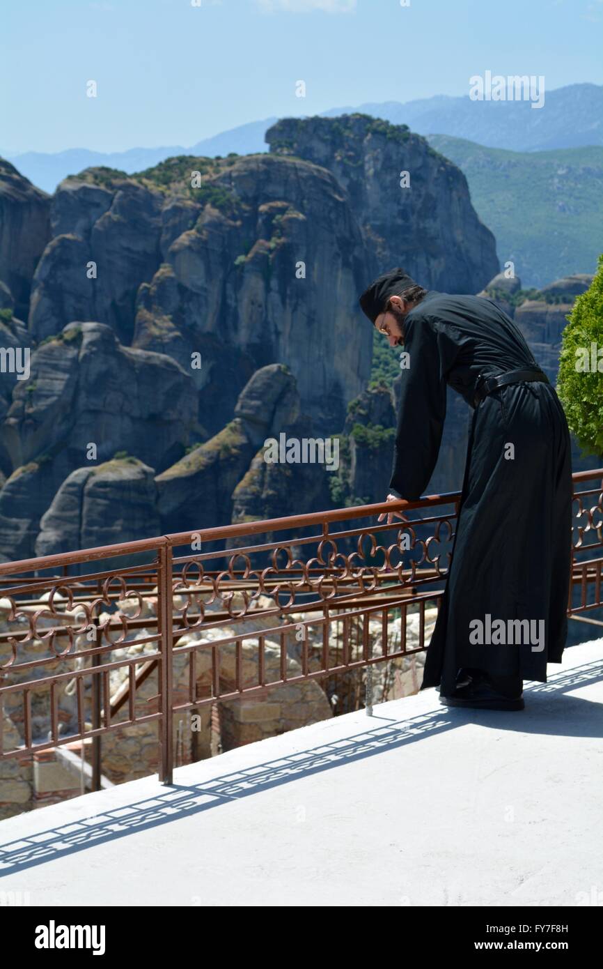 Prêtre grec orthodoxe à plus d