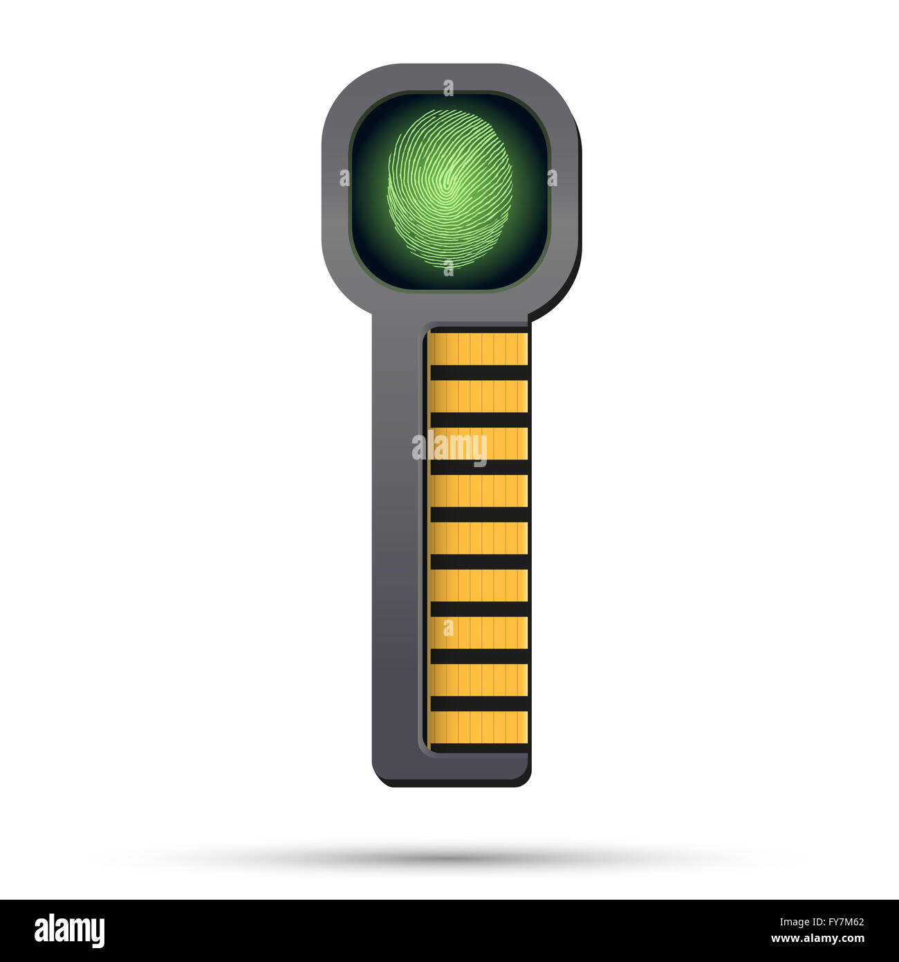 Concept de clé numérique Banque D'Images