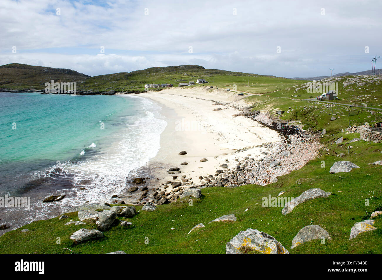 Hushinish Beach Île de Harris, Hébrides extérieures Écosse GB. Banque D'Images
