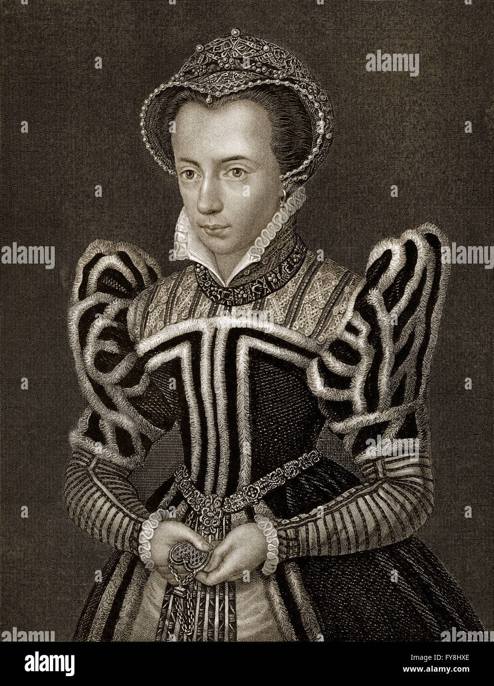 Mary I, 1516-1558, la reine d'Angleterre et l'Irlande Banque D'Images