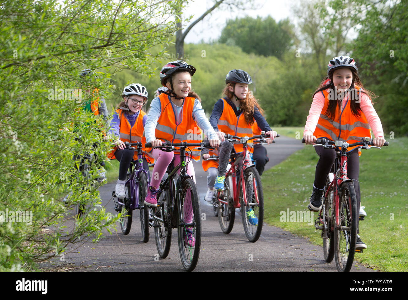 Vélo Enfants Banque D'Images