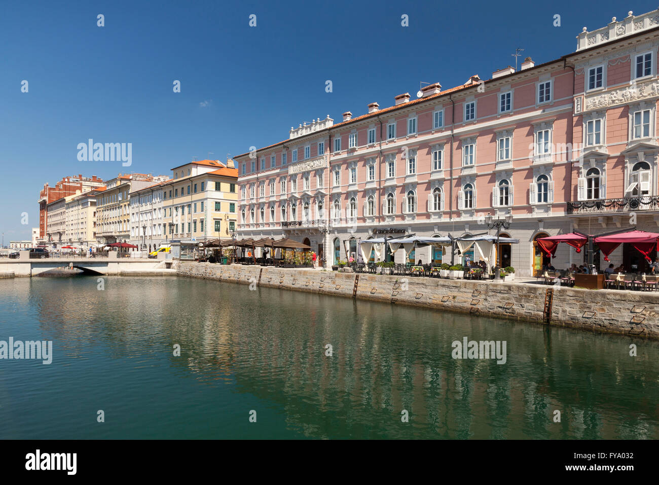 Canal Grande, Trieste, Frioul-Vénétie Julienne, Italie Banque D'Images