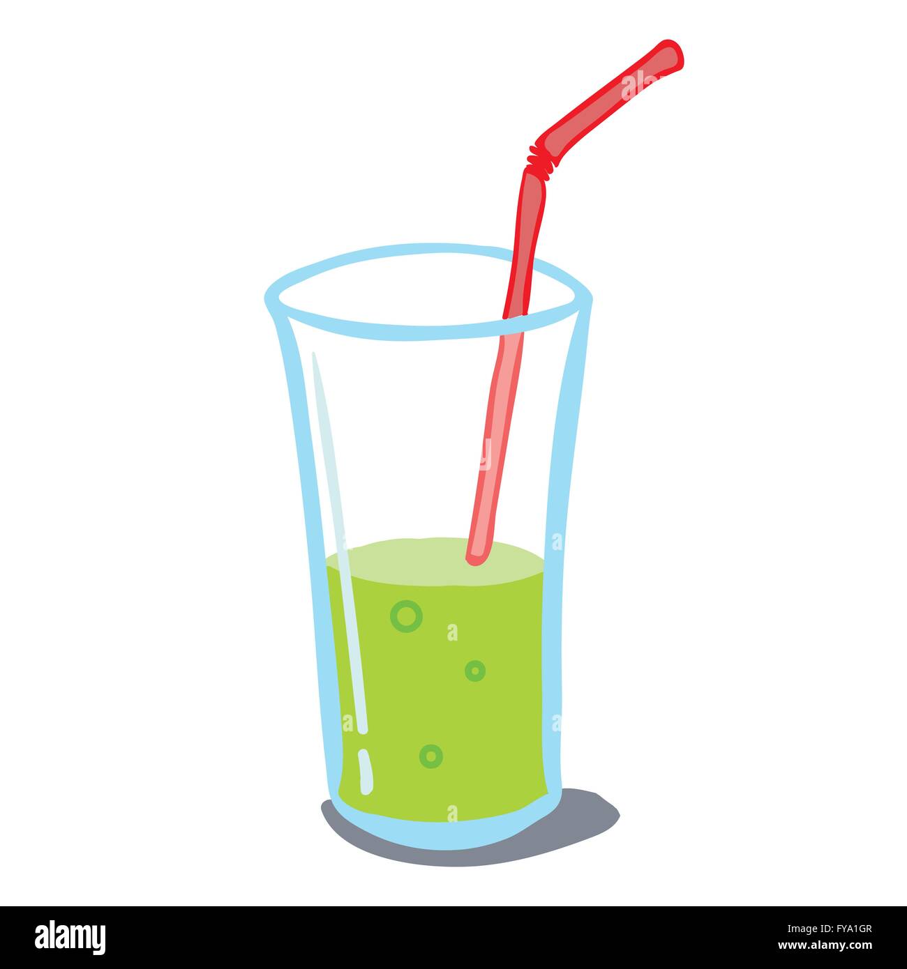 Boire dans un verre Illustration de Vecteur Boire dans un verre Illustration de Vecteur