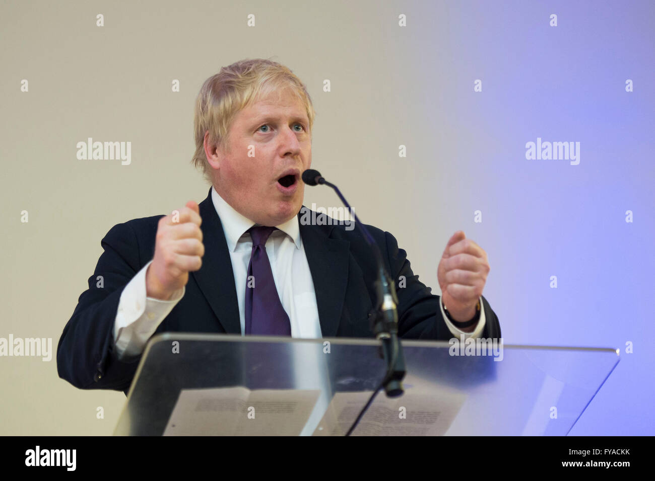 Boris Johnson, Ministre des affaires étrangères conservateur MP Banque D'Images