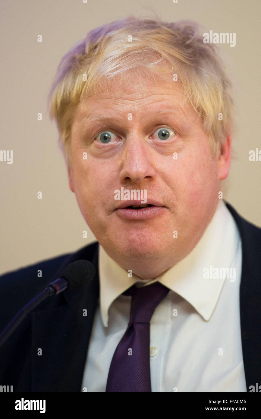 Boris Johnson, Ministre des affaires étrangères conservateur MP Banque D'Images