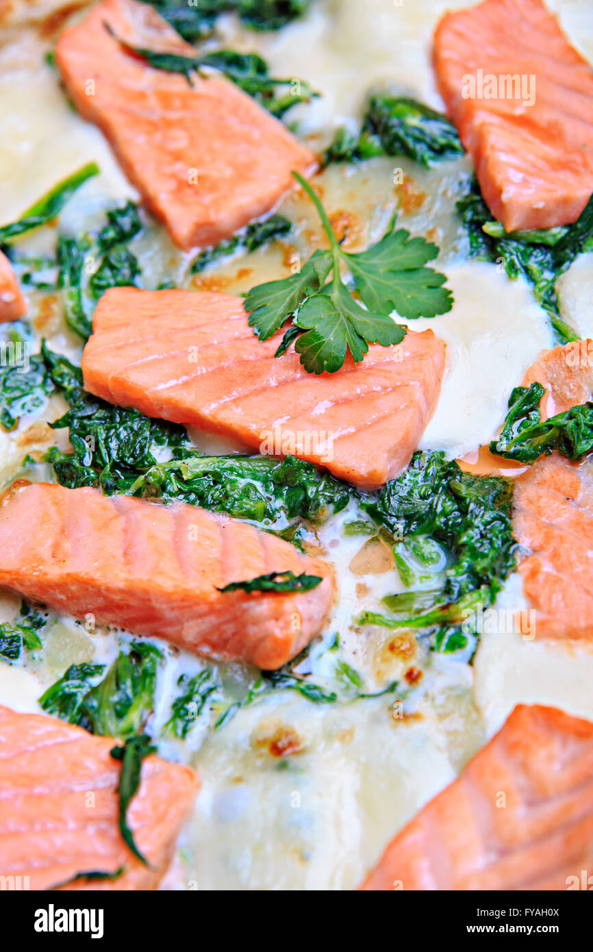 Près d'un arrêt de la plaque avec la Pizza Banque D'Images