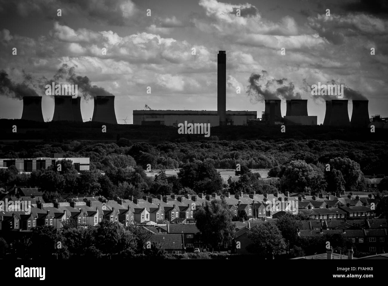 Drax Power Station, North Yorkshire, UK. Banque D'Images
