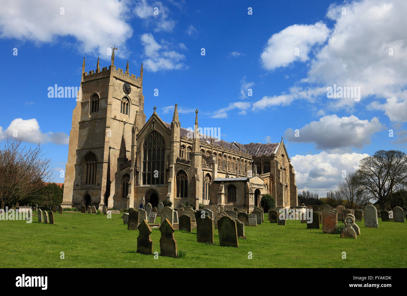 Église de St Clement à Terrington St Clement, Norfolk, Angleterre. Banque D'Images