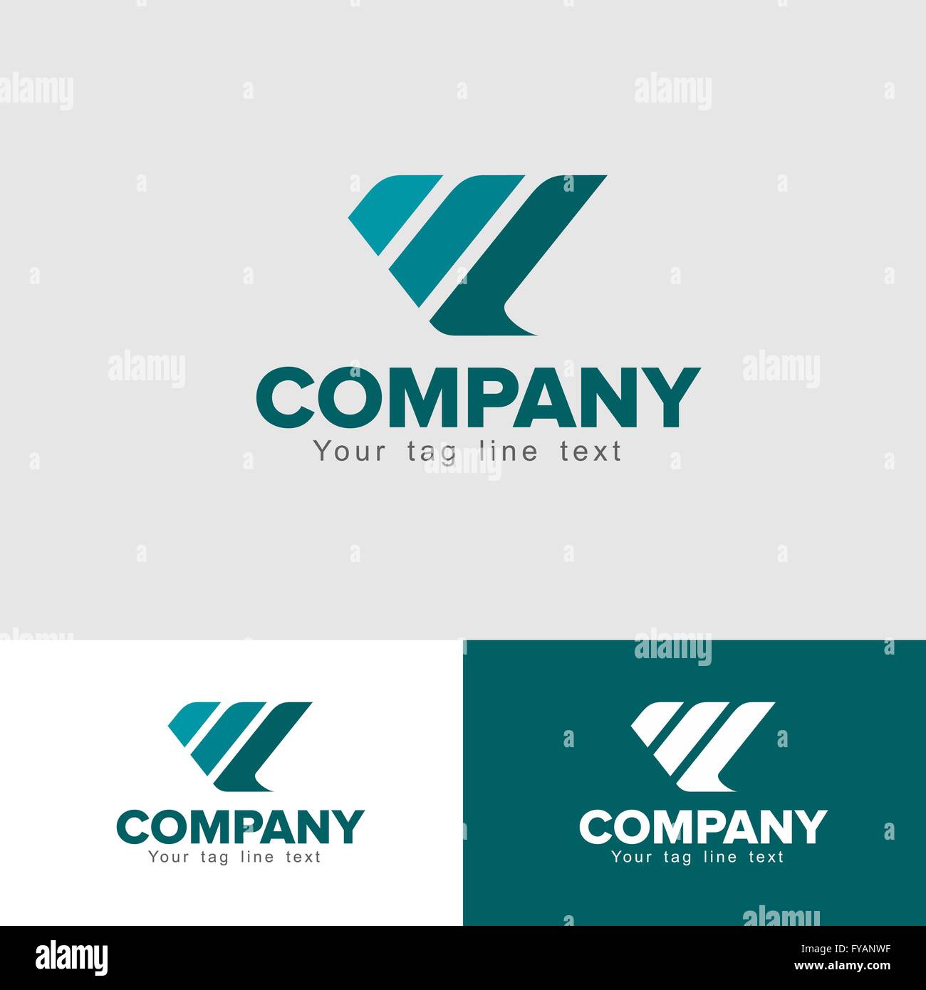 Creative Conception de corporation de logo professionnel modèle de carte de visite et papier à en-tête disposition de conception entièrement éditables vector graphics Illustration de Vecteur