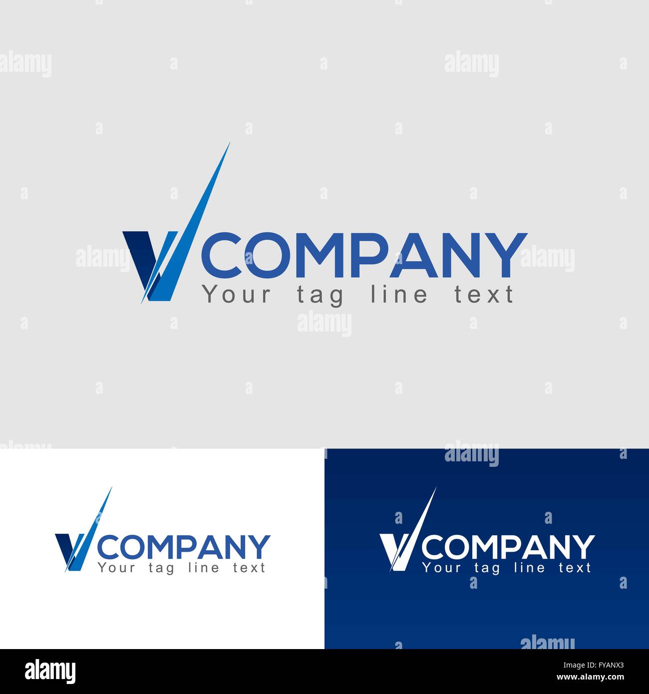 Creative Conception de corporation de logo professionnel modèle de carte de visite et papier à en-tête disposition de conception entièrement éditables vector graphics Illustration de Vecteur