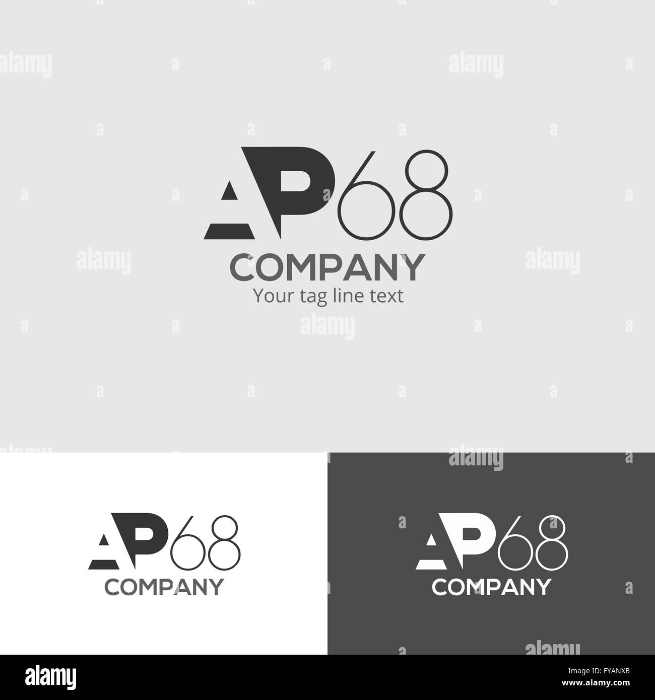 Creative Conception de corporation de logo professionnel modèle de carte de visite et papier à en-tête disposition de conception entièrement éditables vector graphics Illustration de Vecteur