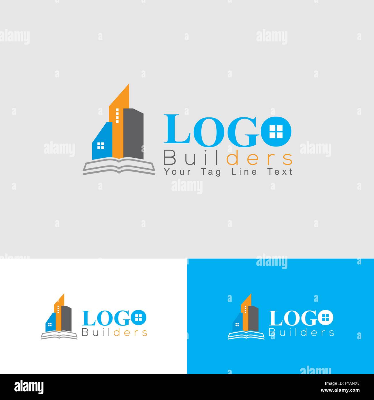 Creative Conception de corporation de logo professionnel modèle de carte de visite et papier à en-tête disposition de conception entièrement éditables vector graphics Illustration de Vecteur