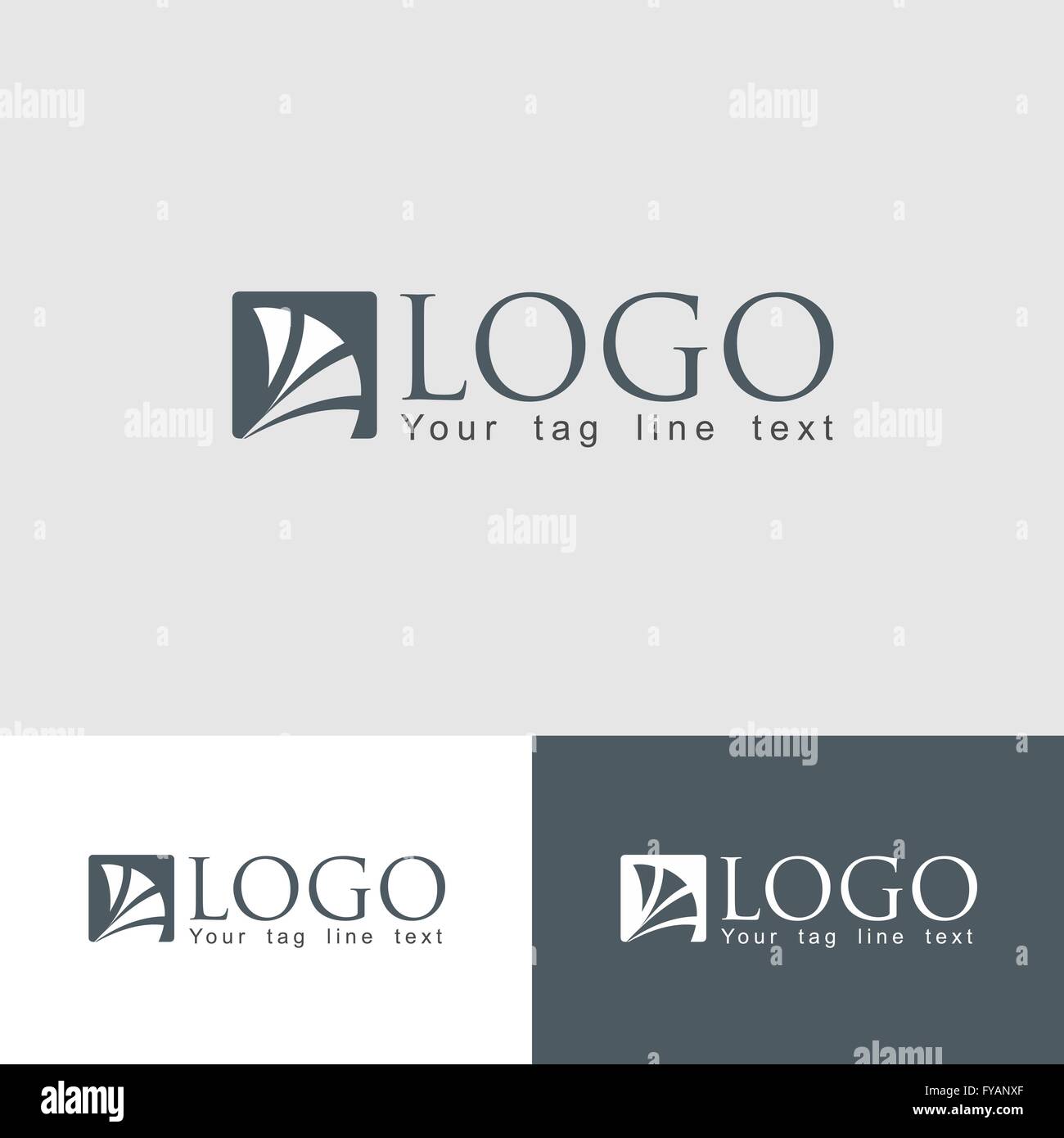 Creative Conception de corporation de logo professionnel modèle de carte de visite et papier à en-tête disposition de conception entièrement éditables vector graphics Illustration de Vecteur