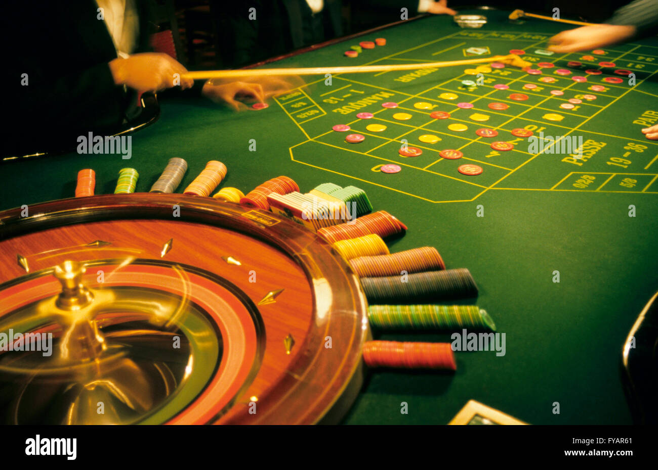 Las Vegas, Nevada, Casino, Roulette Banque D'Images