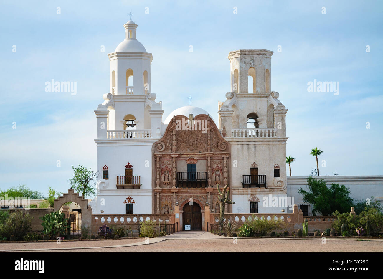 Mission San Xavier del Bac Banque D'Images