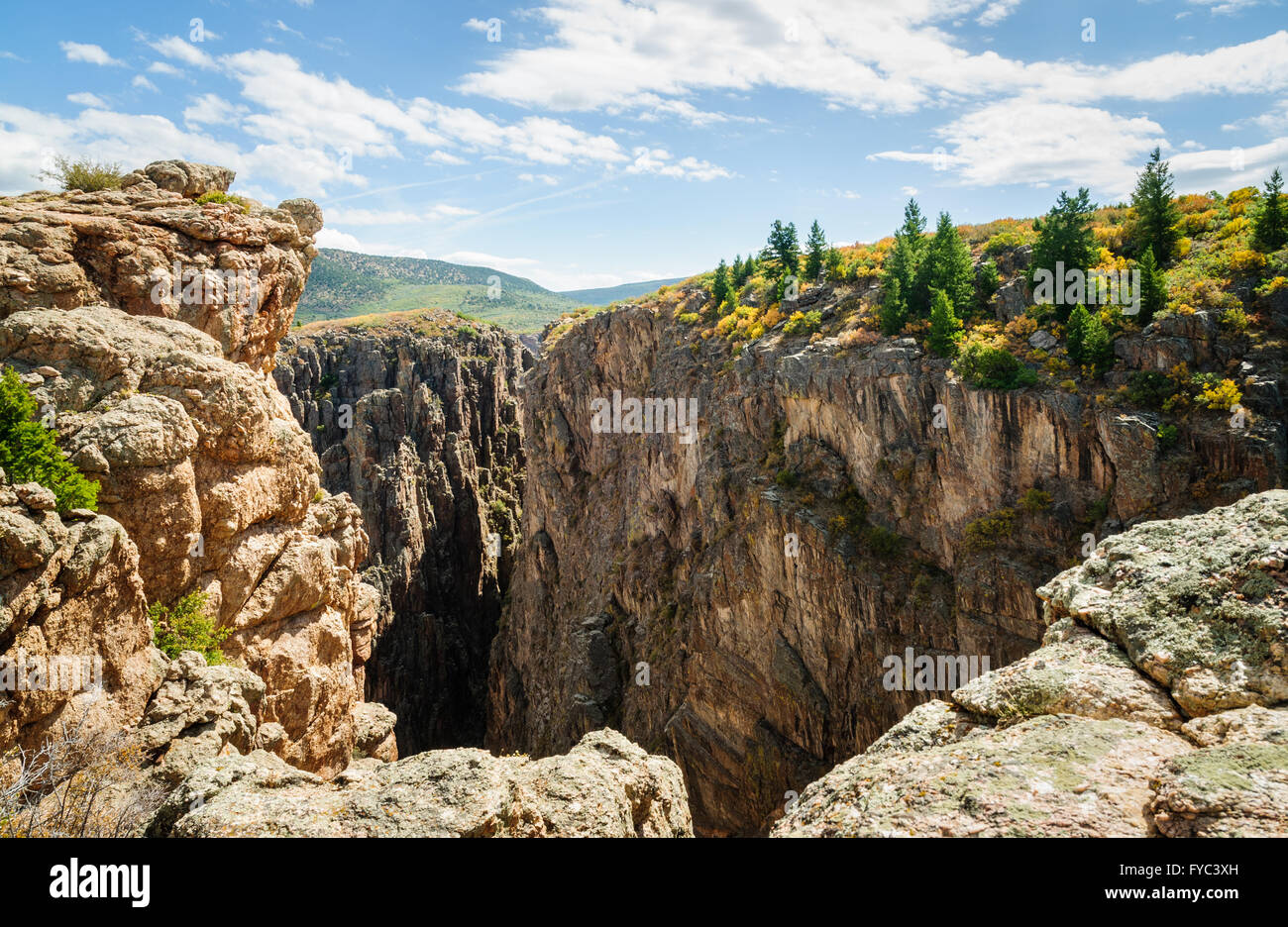 Parc National Black Canyon of the Gunnison Banque D'Images