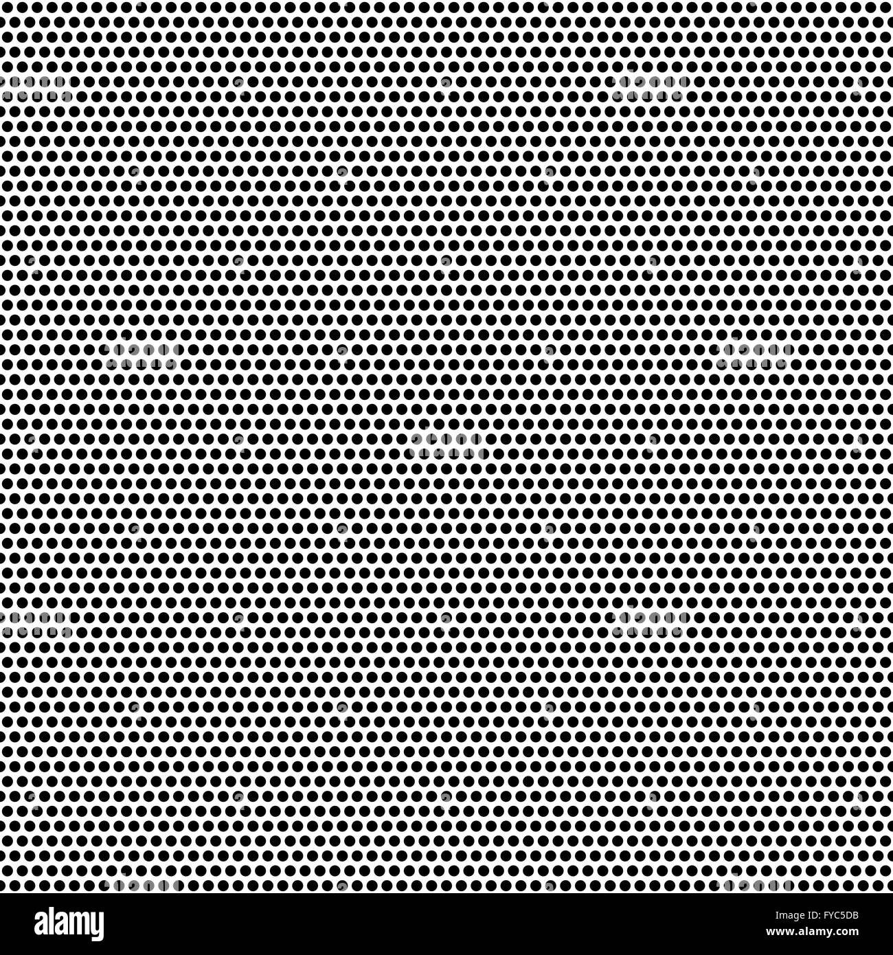 Points de trame de base en effet noir et blanc couleur. Effet de demi-teintes. Halftone Dot. Noir blanc demi-teinte. Banque D'Images