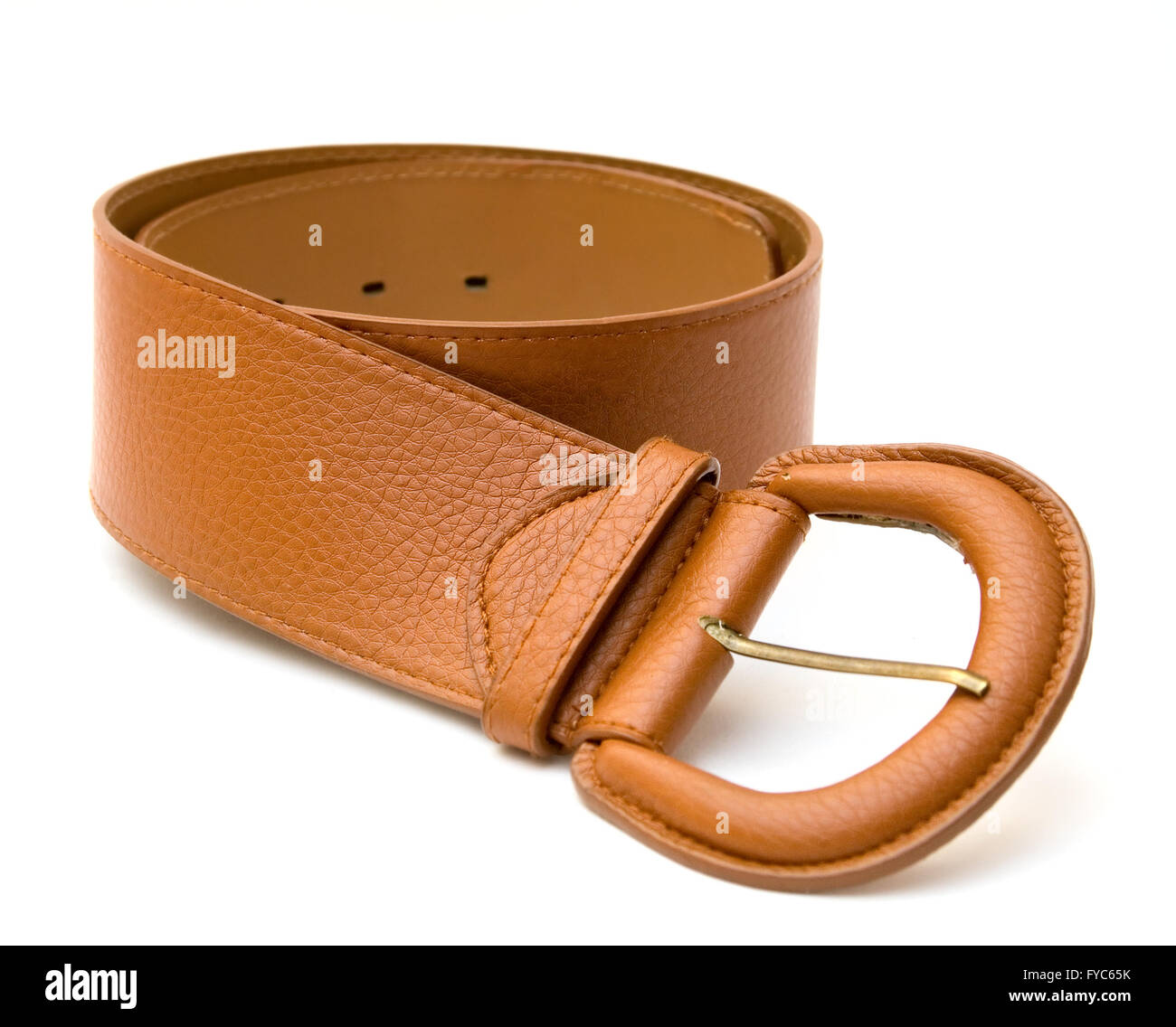 ceinture marron Banque D'Images