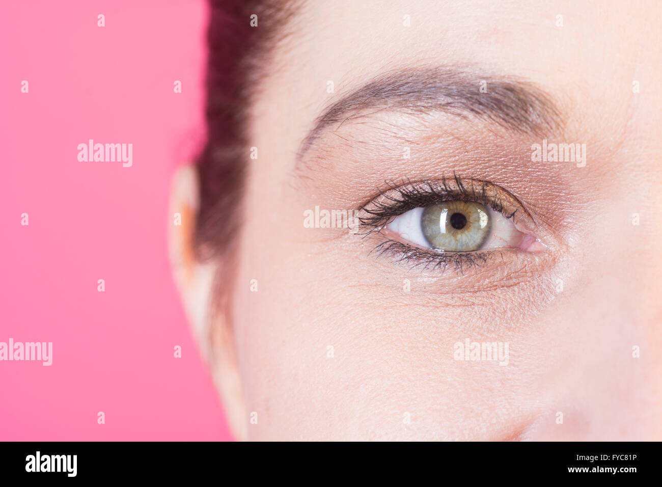 Close up of a woman's eye Banque D'Images